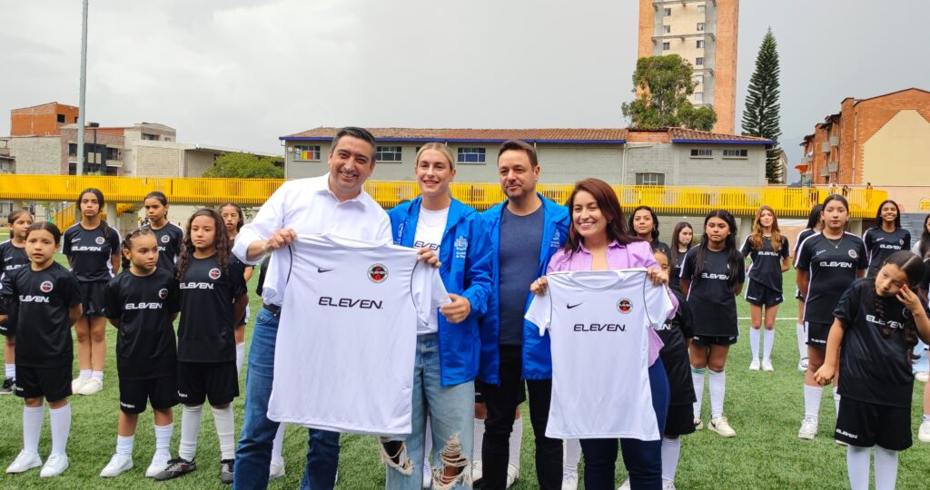La futbolista Alexia Putellas abrió una sede de su Fundación Eleven en Colombia.