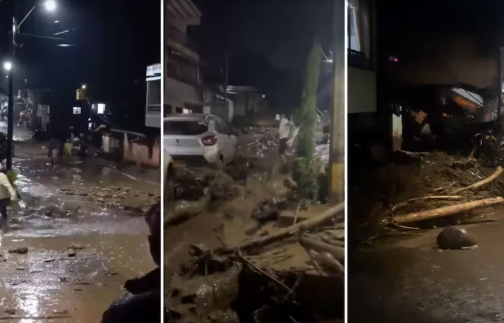 Emergencia por las fuertes lluvias en los municipios de Abriaquí, Venecia y Fredonia