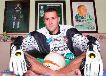 David Ospina en el 2008 cuando recién lo fichó el Niza de Francia. Foto: El Colombiano