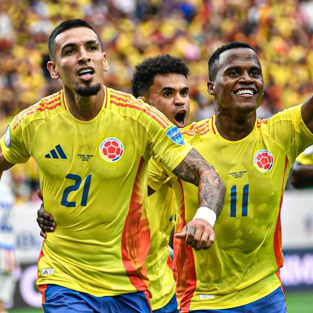 Selección Colombia le ganó 3-0 a Costa Rica en la Copa América. Foto: FCF