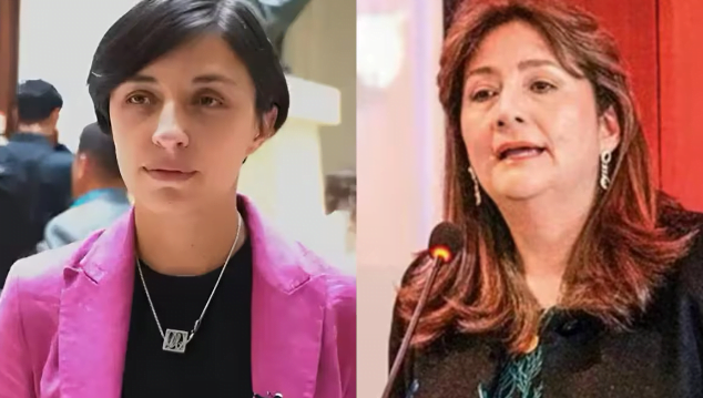 De izquierda a derecha: Martha Carvajalino y Ángela María Buitrago.