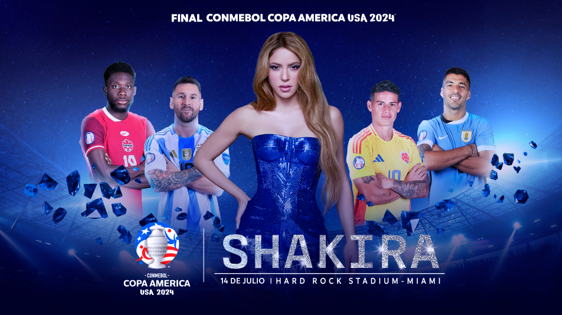 Shakira cantará en la final de la Copa América. 