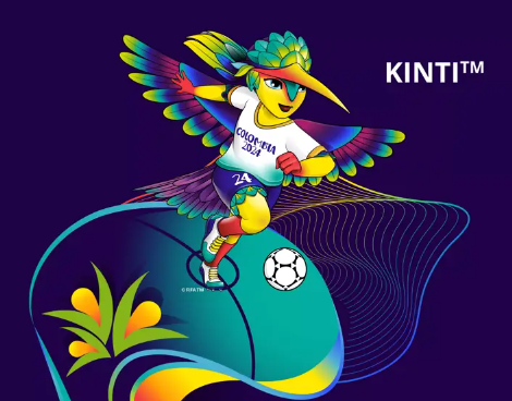 KINTI, la mascota oficial del Mundial Femenino 2024. Foto FIFA